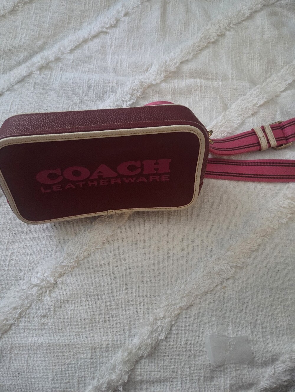 Coach Pink Leather Women's Bag - Picture 11 of 11